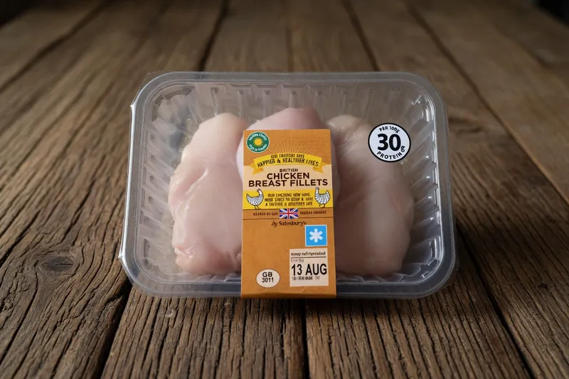 Sainsbury's British Chicken Breast Fillets pack photo