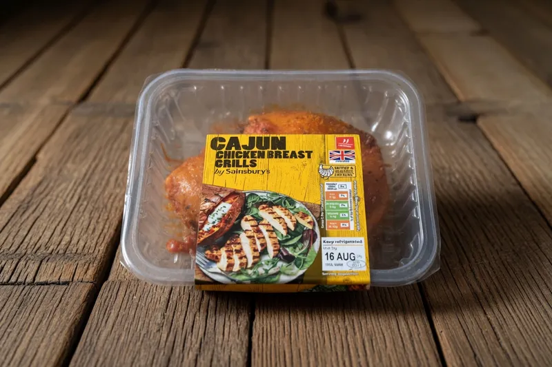 Sainsbury's Cajun Chicken Breast Grills (330g) pack photo