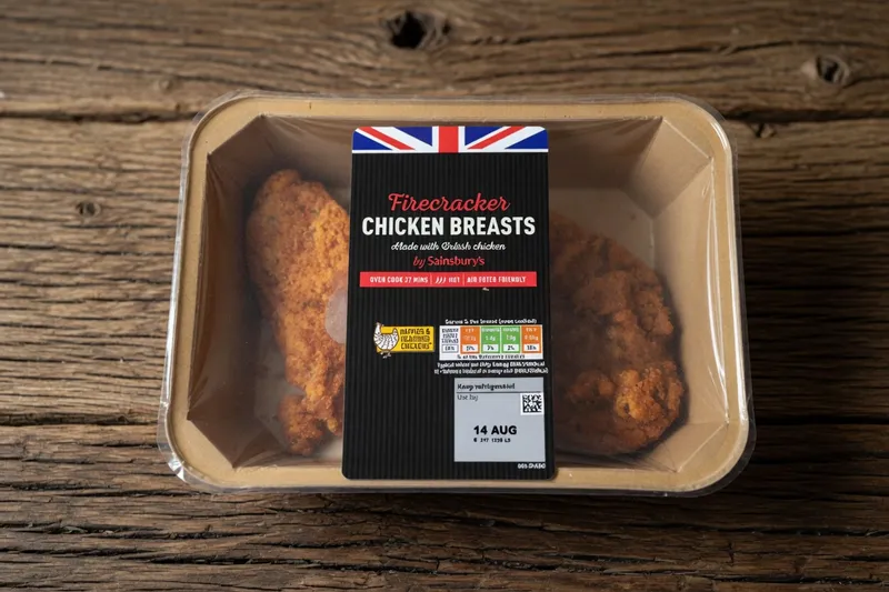 Sainsbury's Firecracker Chicken Breasts (350g) pack photo