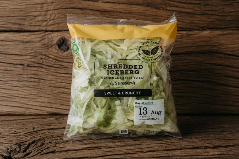 Sainsbury's Shredded Iceberg (130g) pack photo