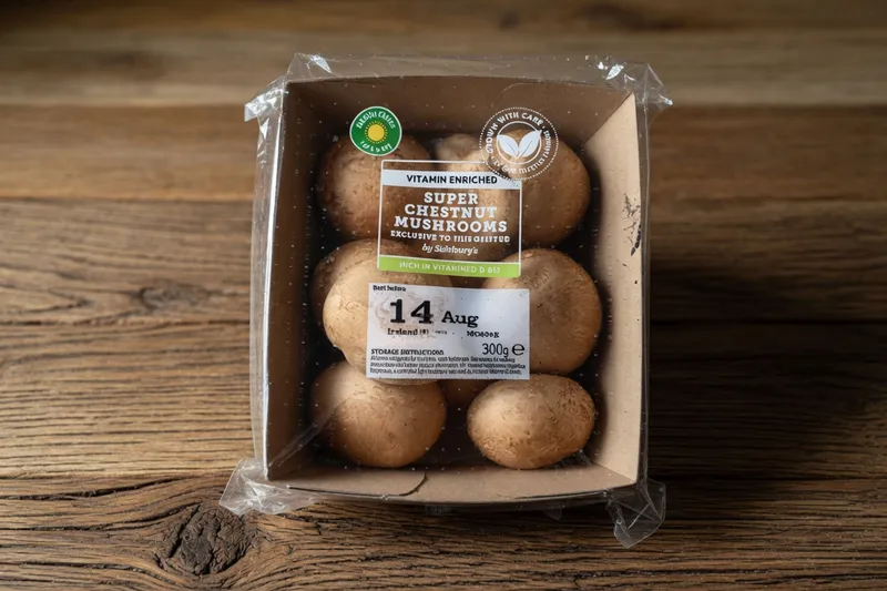 Sainsbury's Super Chestnut Mushrooms (300g) pack photo
